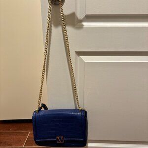 Brand New Victoria's Secret Medium Shoulder Bag   - Color: Sapphire Croc Cobalt